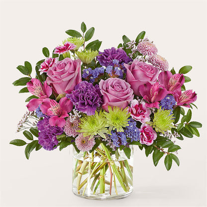 Glass Half Full Bouquet –  Flowers By Karen Inc, Ocean Springs MS