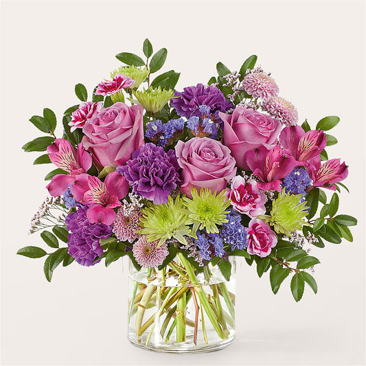 Glass Half Full Bouquet –  Flowers By Karen Inc, Ocean Springs MS