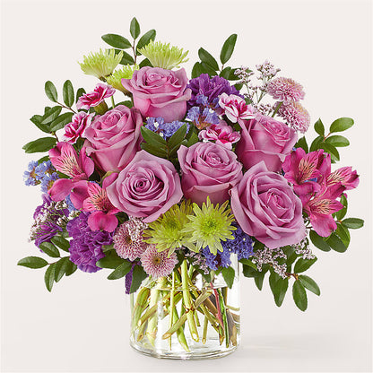 Glass Half Full Bouquet –  Flowers By Karen Inc, Ocean Springs MS