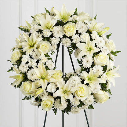 Treasured Tribute Wreath –  Flowers By Karen Inc, Ocean Springs MS