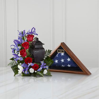 Patriotic Tribute Arrangement –  Flowers By Karen Inc, Ocean Springs MS