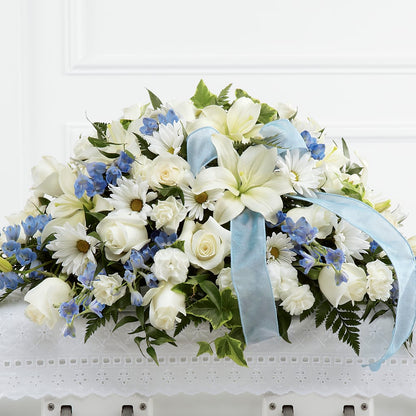 Tender Treasure Casket Spray –  Flowers By Karen Inc, Ocean Springs MS