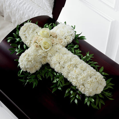 Peaceful Memories Casket Spray (Standard) –  Flowers By Karen Inc, Ocean Springs MS