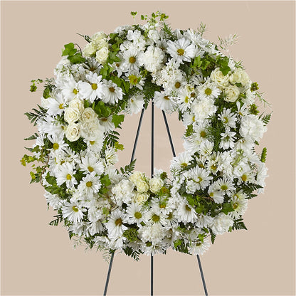 Faithful Wishes Wreath –  Flowers By Karen Inc, Ocean Springs MS