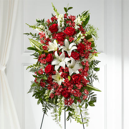 Everlasting Memory Standing Spray –  Flowers By Karen Inc, Ocean Springs MS