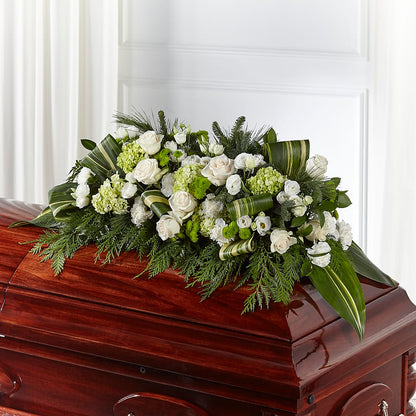 Hopeful Gesture Casket Spray –  Flowers By Karen Inc, Ocean Springs MS