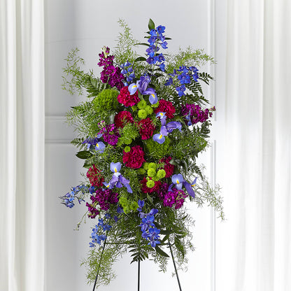 Heavenly Skies Standing Spray –  Flowers By Karen Inc, Ocean Springs MS