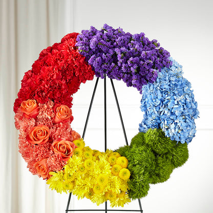 Circle of Love Wreath –  Flowers By Karen Inc, Ocean Springs MS