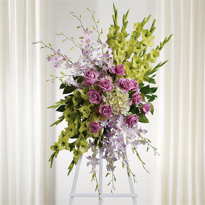 Lasting Legacy Standing Spray –  Flowers By Karen Inc, Ocean Springs MS