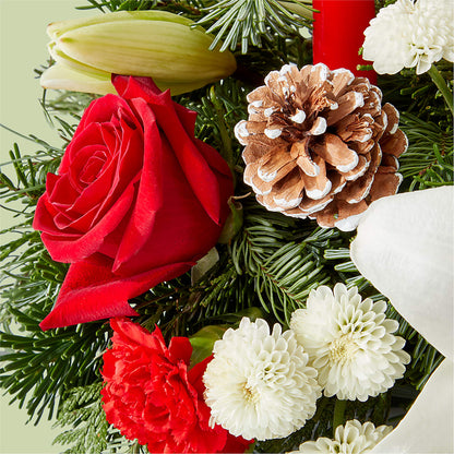 Seasonal Festivities Centerpiece –  Flowers By Karen Inc, Ocean Springs MS