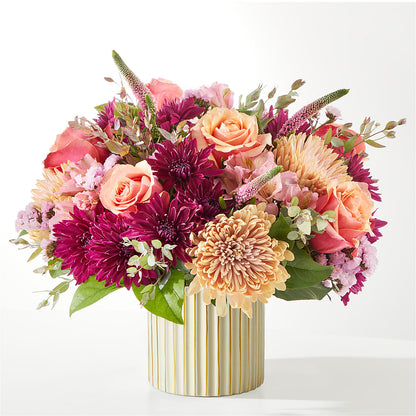 Berry Cobbler Bouquet with Ivory Vase –  Flowers By Karen Inc, Ocean Springs MS