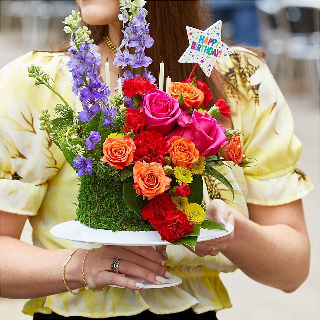 Best Year Yet Floral Cake –  Flowers By Karen Inc, Ocean Springs MS