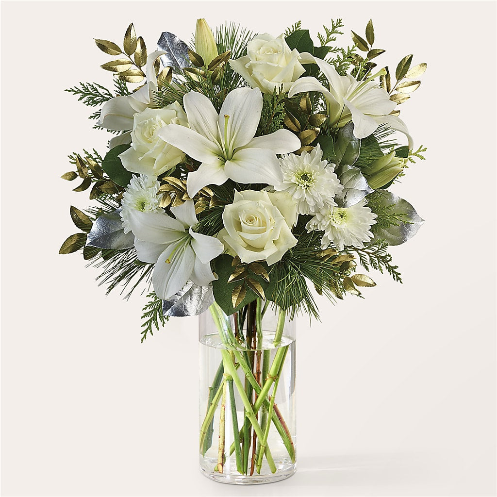 Wintry Mix Bouquet –  Flowers By Karen Inc, Ocean Springs MS