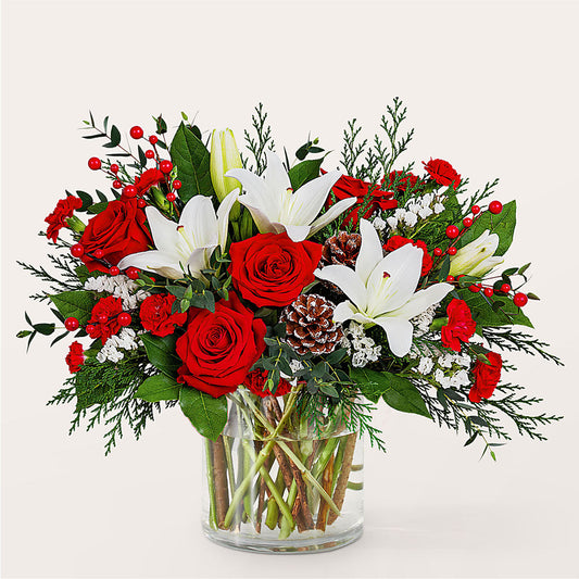 Best in Snow Bouquet –  Flowers By Karen Inc, Ocean Springs MS
