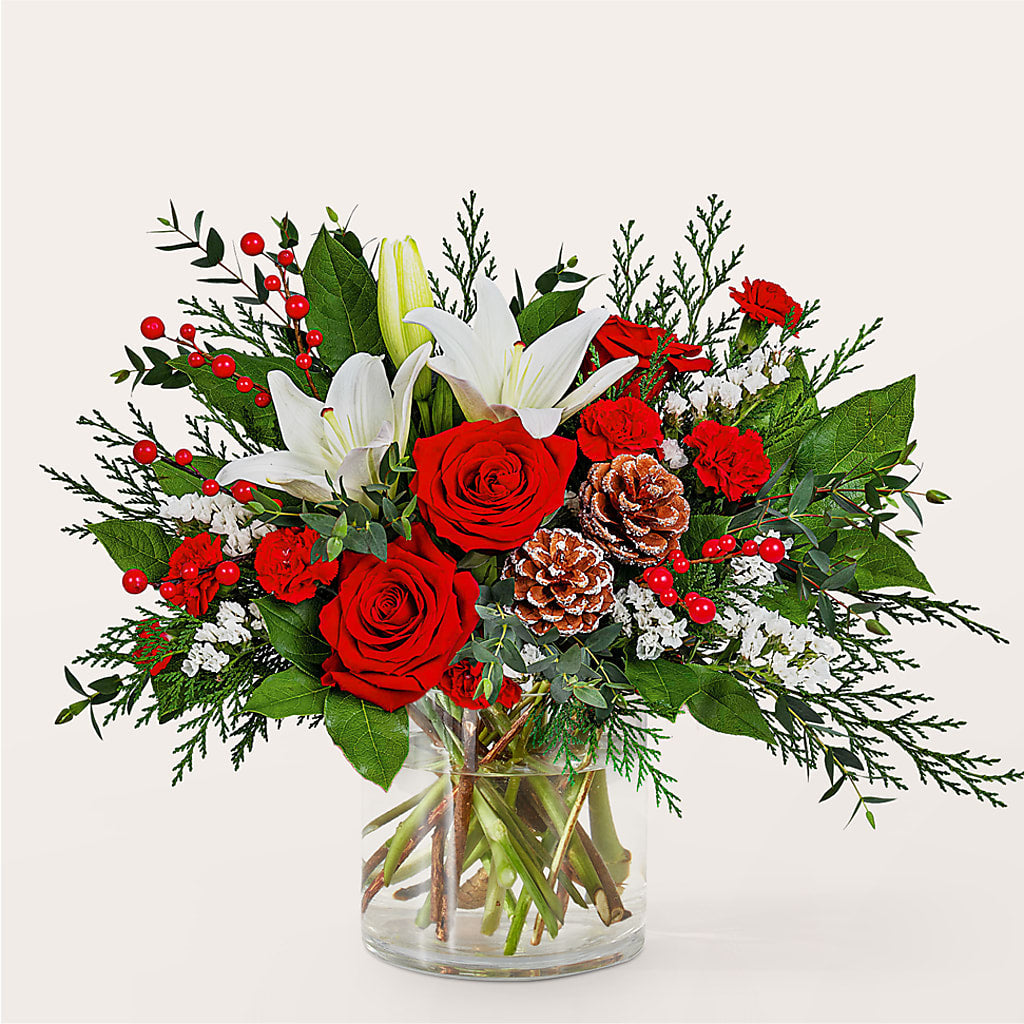 Best in Snow Bouquet –  Flowers By Karen Inc, Ocean Springs MS