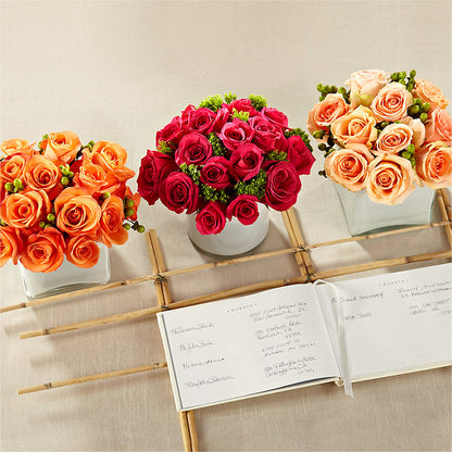 Dawn Rose Centerpiece –  Flowers By Karen Inc, Ocean Springs MS